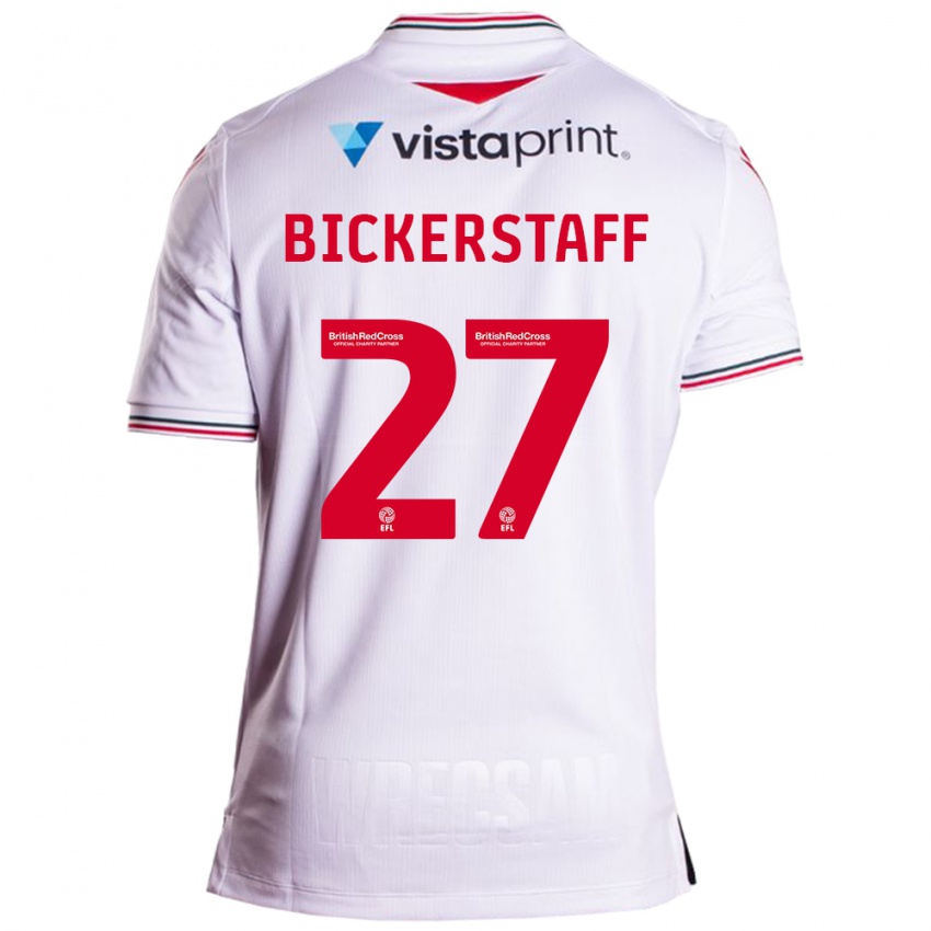 Niño Camiseta Jake Bickerstaff #27 Blanco 2ª Equipación 2023/24 La Camisa Argentina