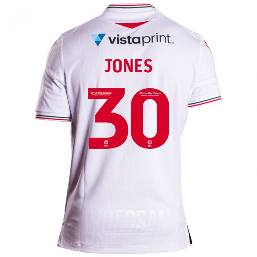 Niño Camiseta James Jones #30 Blanco 2ª Equipación 2023/24 La Camisa Argentina