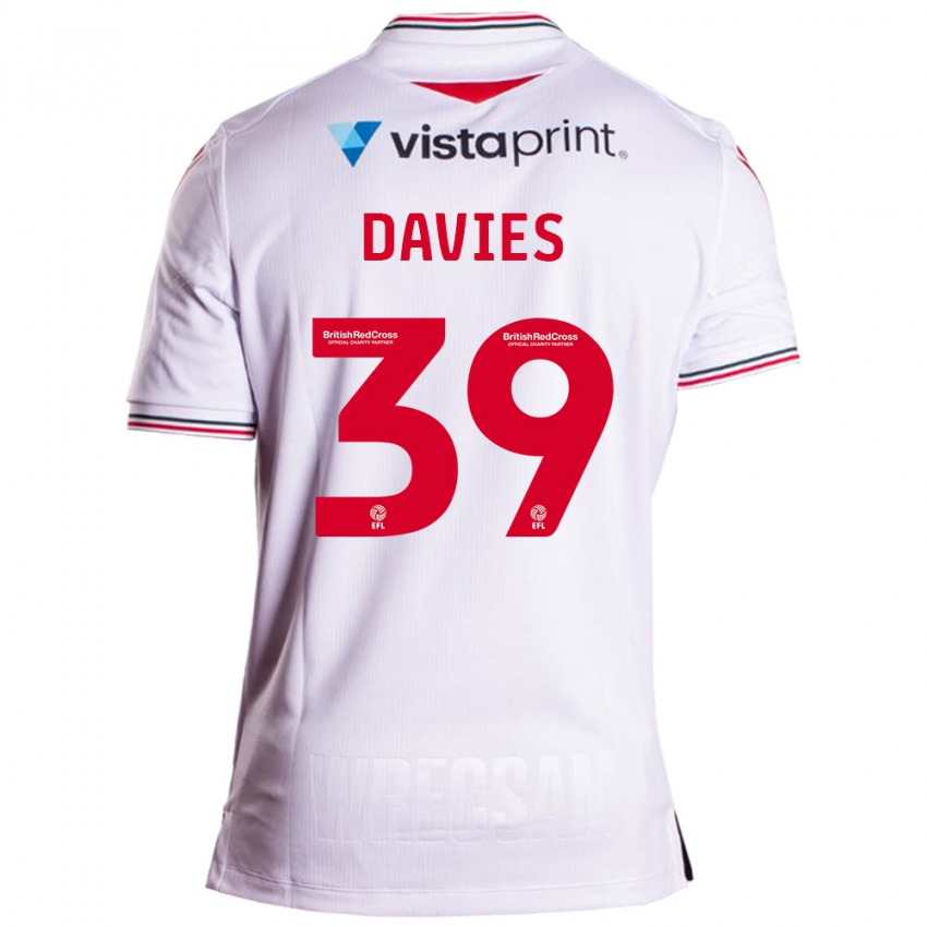 Niño Camiseta Daniel Davies #39 Blanco 2ª Equipación 2023/24 La Camisa Argentina