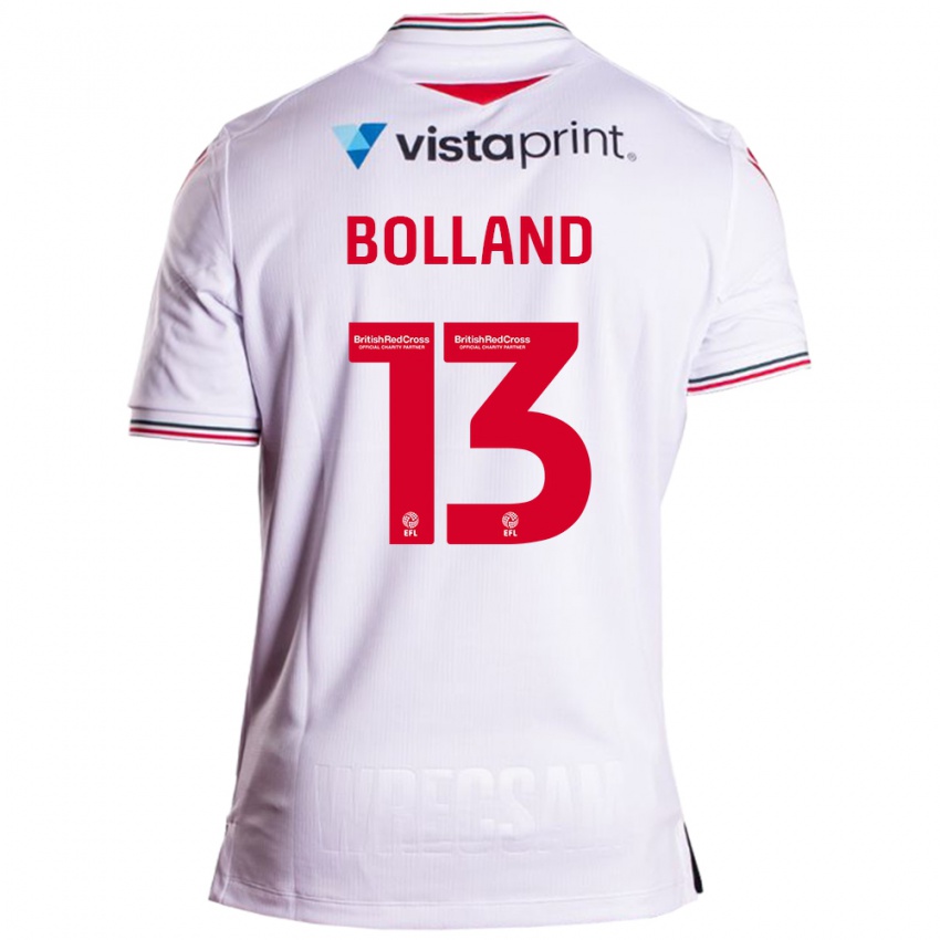 Niño Camiseta Charlotte Bolland #13 Blanco 2ª Equipación 2023/24 La Camisa Argentina