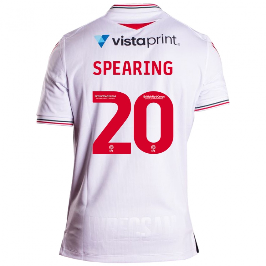 Niño Camiseta Natasha Spearing #20 Blanco 2ª Equipación 2023/24 La Camisa Argentina