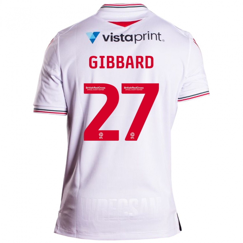 Niño Camiseta Mari Gibbard #27 Blanco 2ª Equipación 2023/24 La Camisa Argentina