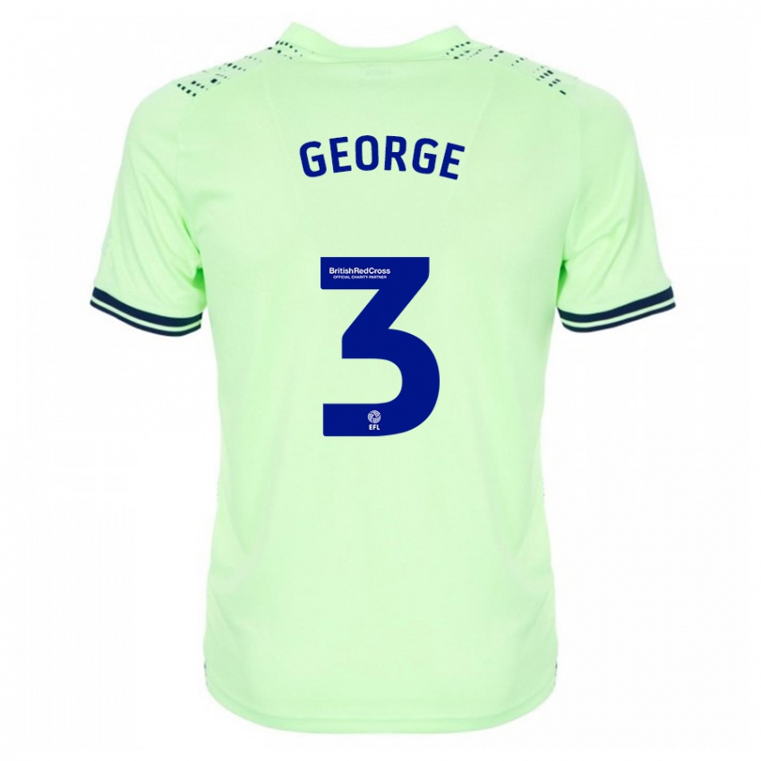 Niño Camiseta Hannah George #3 Armada 2ª Equipación 2023/24 La Camisa Argentina