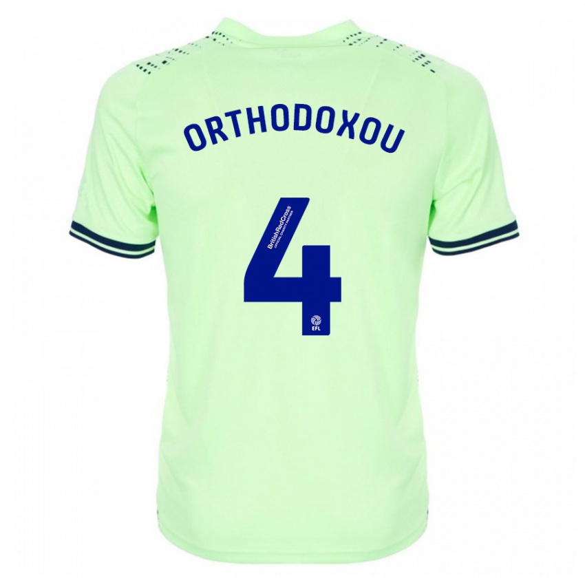 Niño Camiseta Francesca Orthodoxou #4 Armada 2ª Equipación 2023/24 La Camisa Argentina