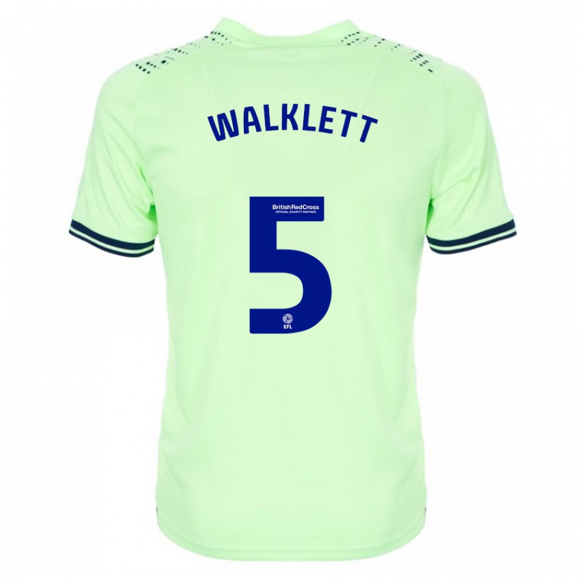 Niño Camiseta Kerry Walklett #5 Armada 2ª Equipación 2023/24 La Camisa Argentina