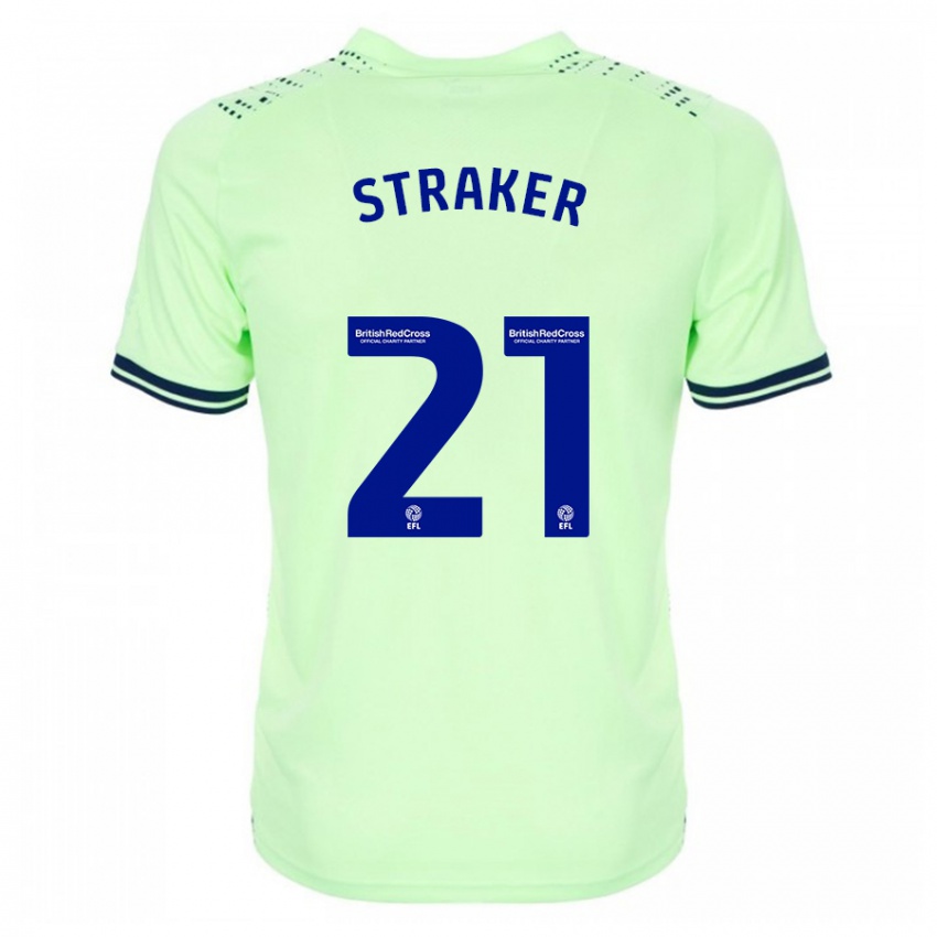 Niño Camiseta Jannelle Straker #21 Armada 2ª Equipación 2023/24 La Camisa Argentina