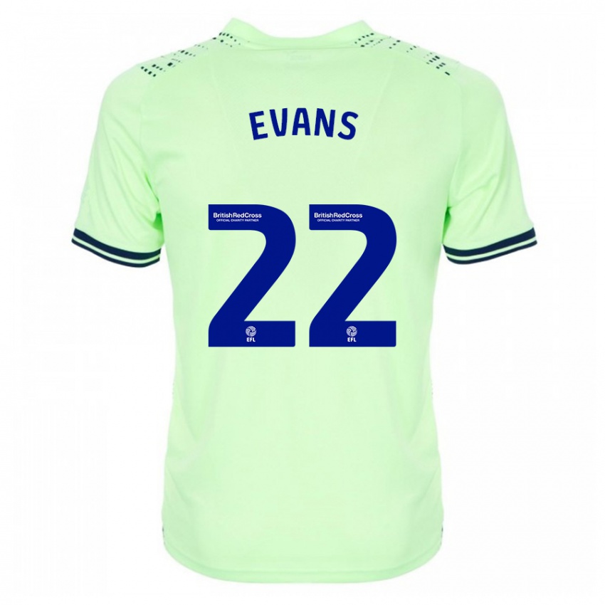 Niño Camiseta Kate Evans #22 Armada 2ª Equipación 2023/24 La Camisa Argentina