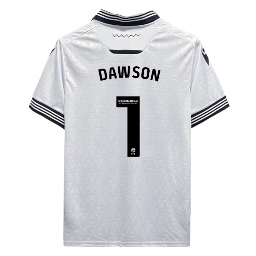 Niño Camiseta Cameron Dawson #1 Blanco 2ª Equipación 2023/24 La Camisa Argentina