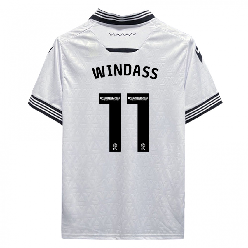 Niño Camiseta Josh Windass #11 Blanco 2ª Equipación 2023/24 La Camisa Argentina