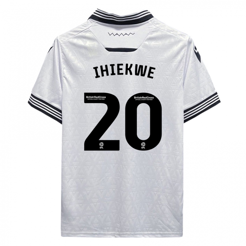 Niño Camiseta Michael Ihiekwe #20 Blanco 2ª Equipación 2023/24 La Camisa Argentina