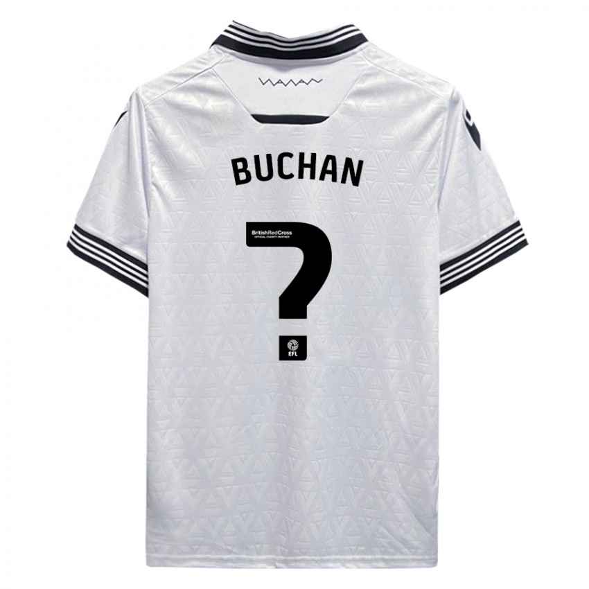 Niño Camiseta Jay Buchan #0 Blanco 2ª Equipación 2023/24 La Camisa Argentina