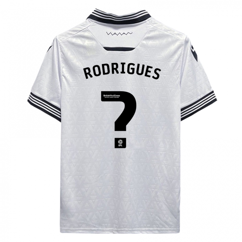 Niño Camiseta Carlos Rodrigues #0 Blanco 2ª Equipación 2023/24 La Camisa Argentina