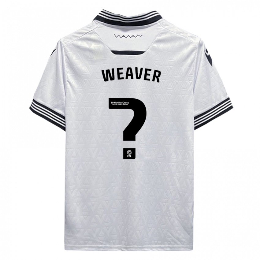 Niño Camiseta Ernie Weaver #0 Blanco 2ª Equipación 2023/24 La Camisa Argentina