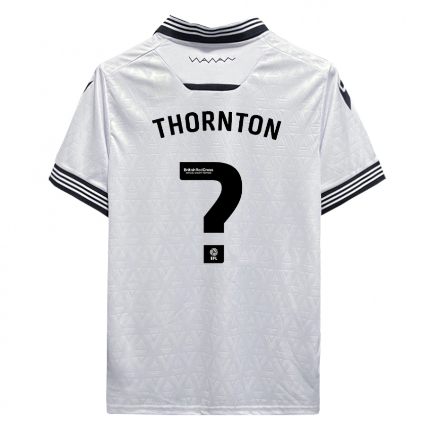 Niño Camiseta Jarvis Thornton #0 Blanco 2ª Equipación 2023/24 La Camisa Argentina