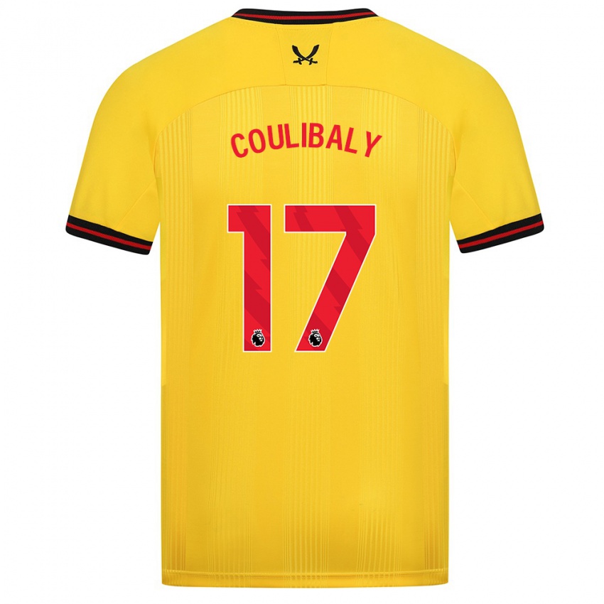 Niño Camiseta Ismaila Coulibaly #17 Amarillo 2ª Equipación 2023/24 La Camisa Argentina