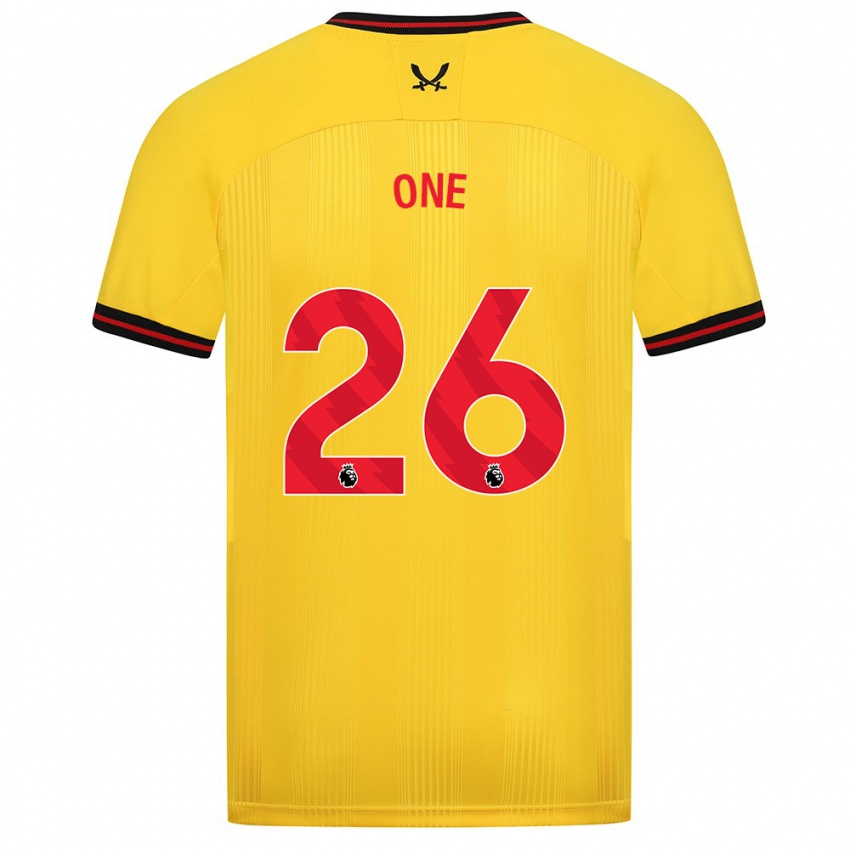 Niño Camiseta Ryan Oné #26 Amarillo 2ª Equipación 2023/24 La Camisa Argentina