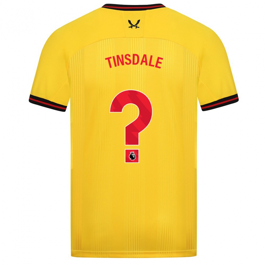 Niño Camiseta Jay Tinsdale #0 Amarillo 2ª Equipación 2023/24 La Camisa Argentina