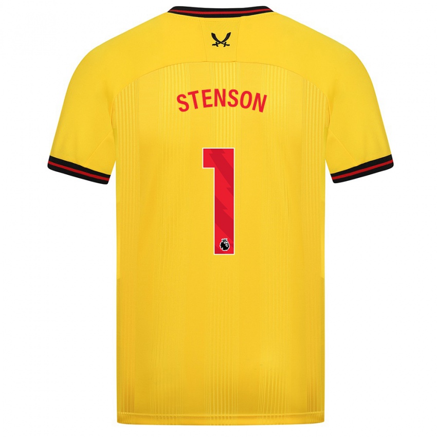 Niño Camiseta Fran Stenson #1 Amarillo 2ª Equipación 2023/24 La Camisa Argentina