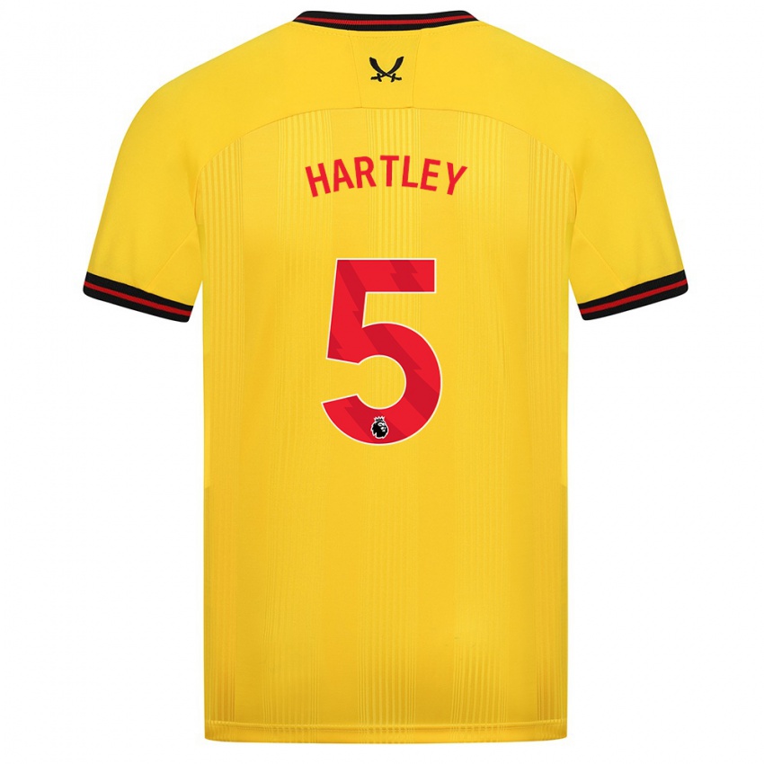 Niño Camiseta Naomi Hartley #5 Amarillo 2ª Equipación 2023/24 La Camisa Argentina