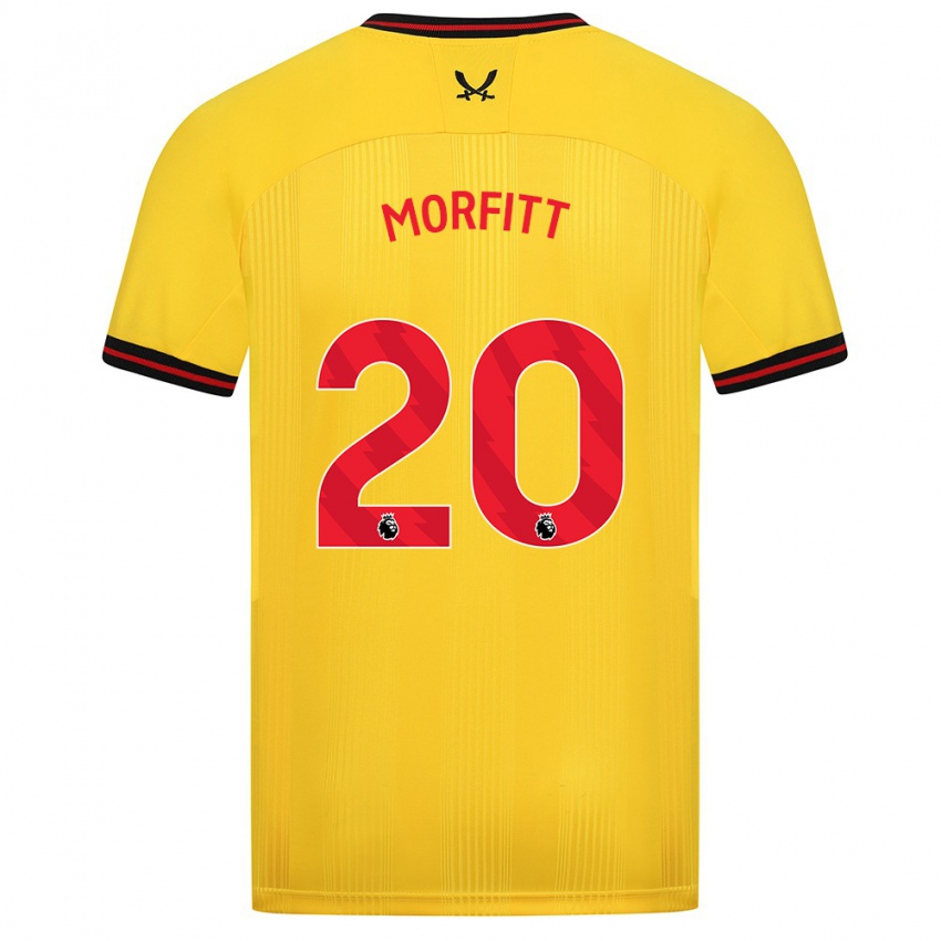 Niño Camiseta Izzy Morfitt #20 Amarillo 2ª Equipación 2023/24 La Camisa Argentina