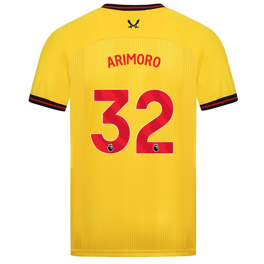 Niño Camiseta Juliet Khinde Adebowale-Arimoro #32 Amarillo 2ª Equipación 2023/24 La Camisa Argentina