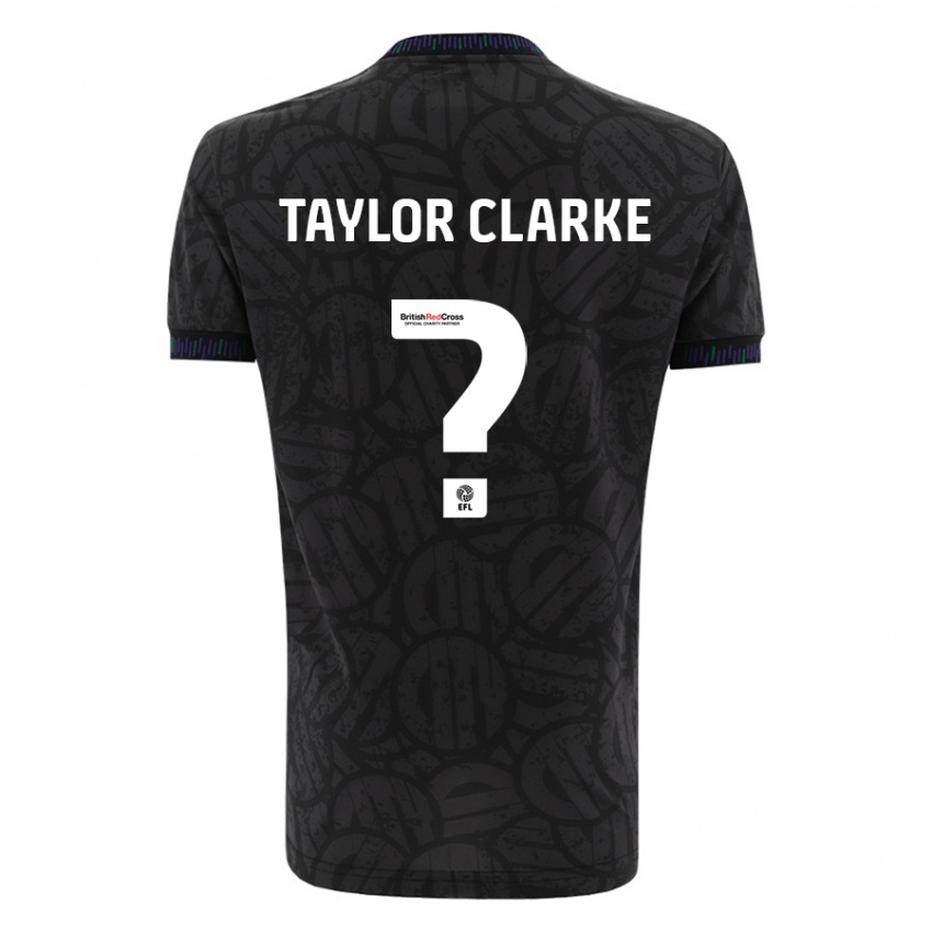 Niño Camiseta Omar Taylor-Clarke #0 Negro 2ª Equipación 2023/24 La Camisa Argentina