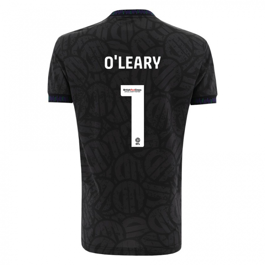 Niño Camiseta Max O'leary #1 Negro 2ª Equipación 2023/24 La Camisa Argentina