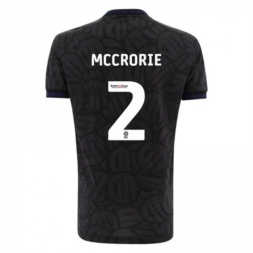 Niño Camiseta Ross Mccrorie #2 Negro 2ª Equipación 2023/24 La Camisa Argentina