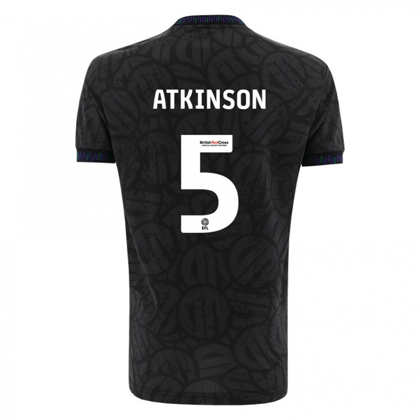 Niño Camiseta Rob Atkinson #5 Negro 2ª Equipación 2023/24 La Camisa Argentina