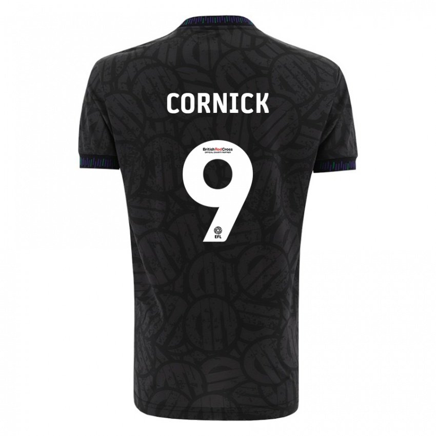 Niño Camiseta Harry Cornick #9 Negro 2ª Equipación 2023/24 La Camisa Argentina