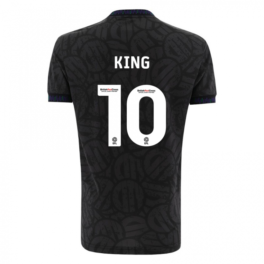 Niño Camiseta Andy King #10 Negro 2ª Equipación 2023/24 La Camisa Argentina