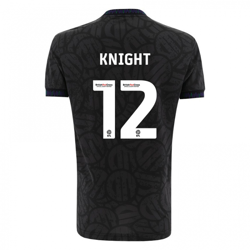 Niño Camiseta Jason Knight #12 Negro 2ª Equipación 2023/24 La Camisa Argentina