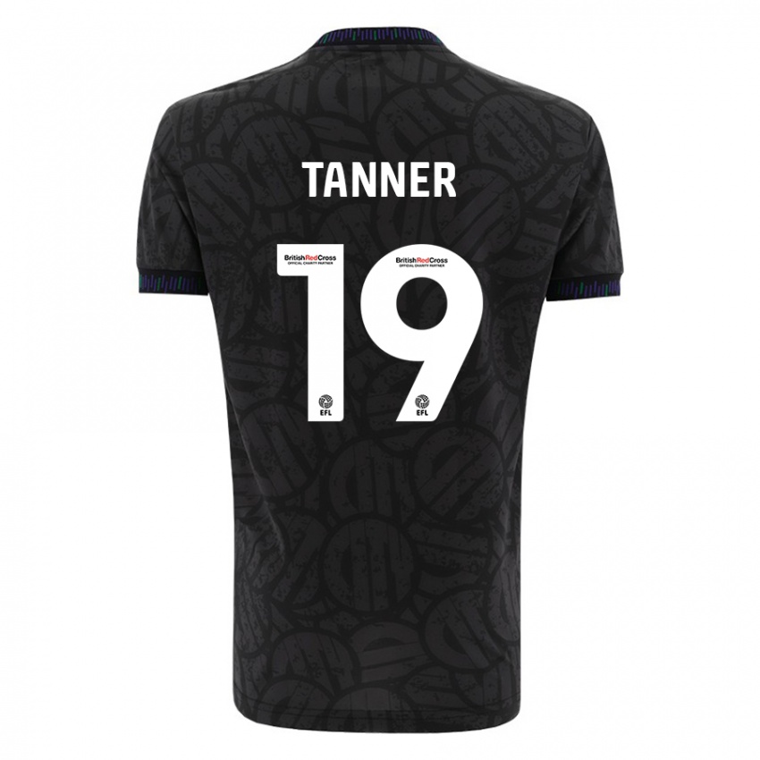 Niño Camiseta George Tanner #19 Negro 2ª Equipación 2023/24 La Camisa Argentina