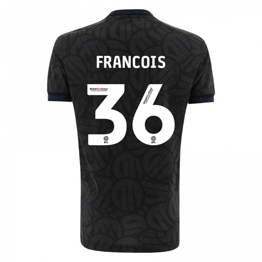 Niño Camiseta Marlee Francois #36 Negro 2ª Equipación 2023/24 La Camisa Argentina