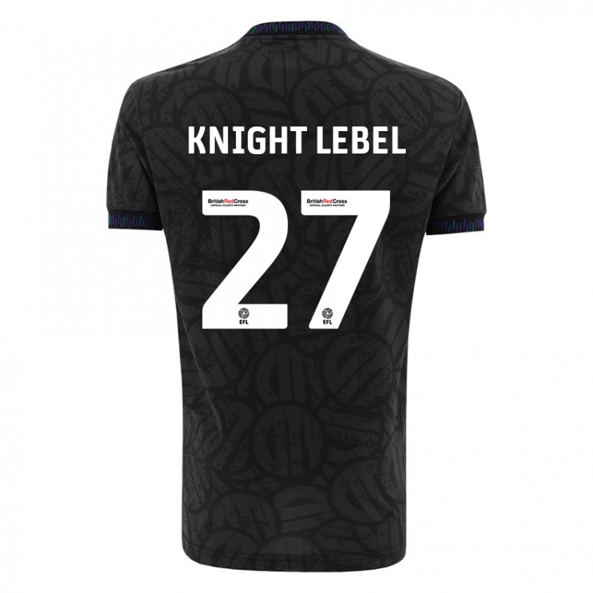 Niño Camiseta Jamie Knight-Lebel #27 Negro 2ª Equipación 2023/24 La Camisa Argentina