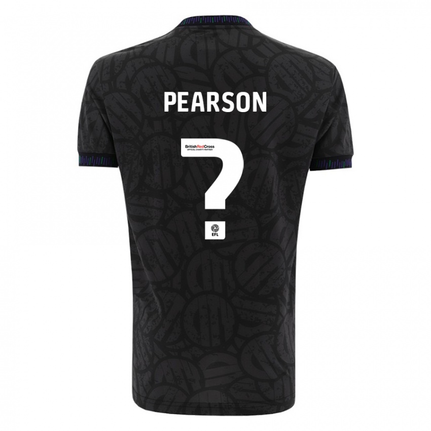 Niño Camiseta Sam Pearson #0 Negro 2ª Equipación 2023/24 La Camisa Argentina