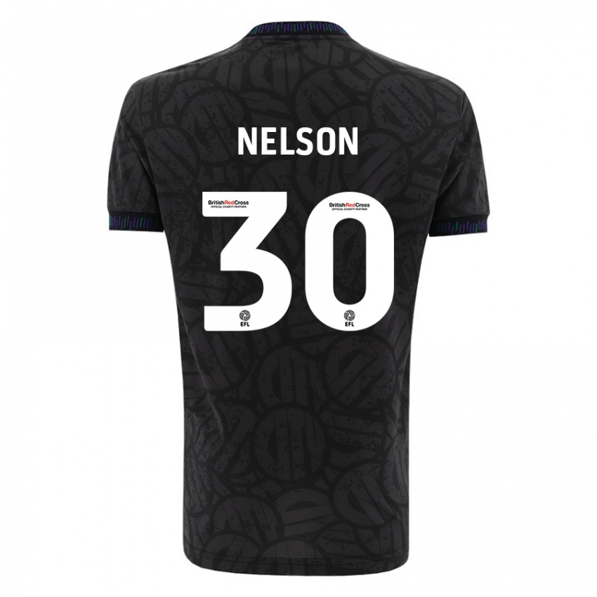 Niño Camiseta Raekwon Nelson #30 Negro 2ª Equipación 2023/24 La Camisa Argentina