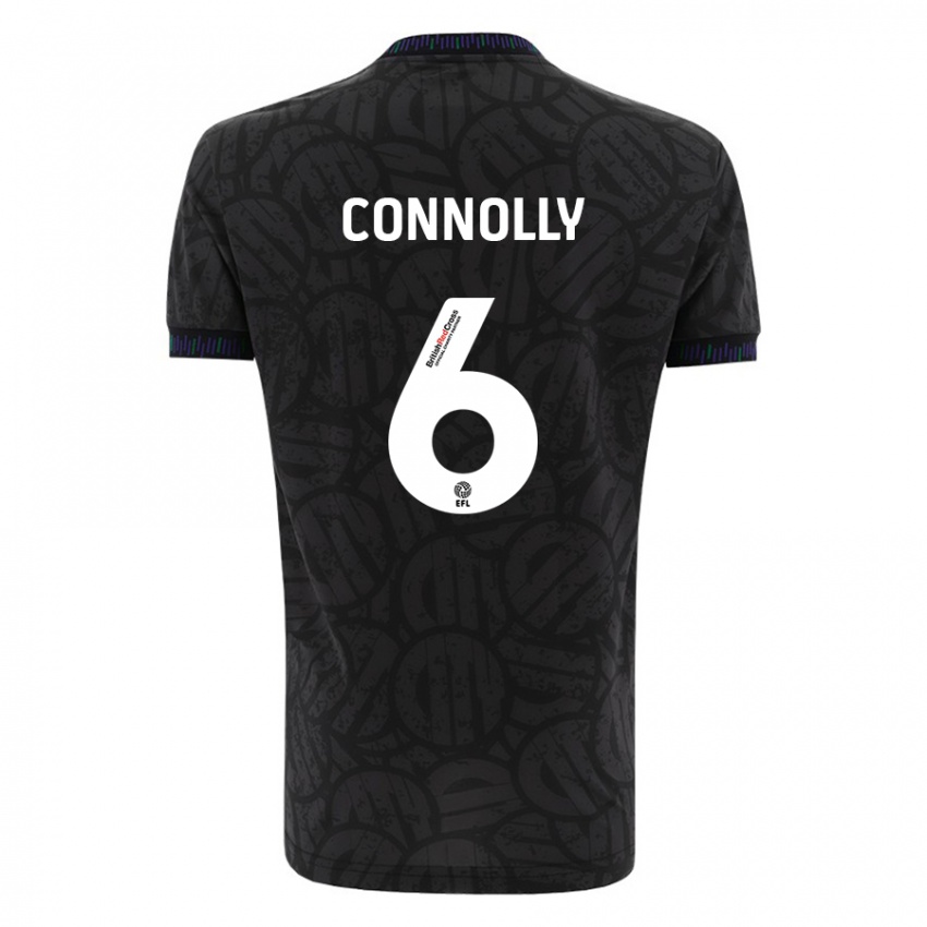 Niño Camiseta Megan Connolly #6 Negro 2ª Equipación 2023/24 La Camisa Argentina