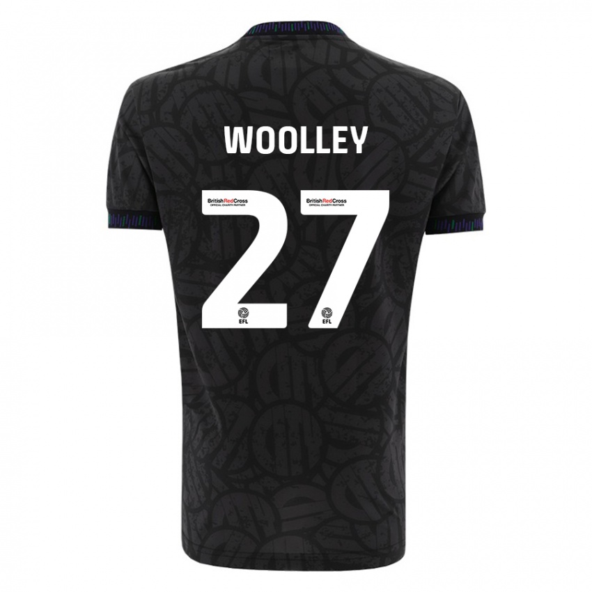 Niño Camiseta Jesse Woolley #27 Negro 2ª Equipación 2023/24 La Camisa Argentina