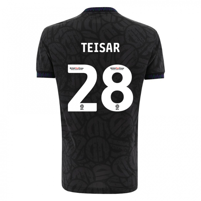 Niño Camiseta Tianna Teisar #28 Negro 2ª Equipación 2023/24 La Camisa Argentina