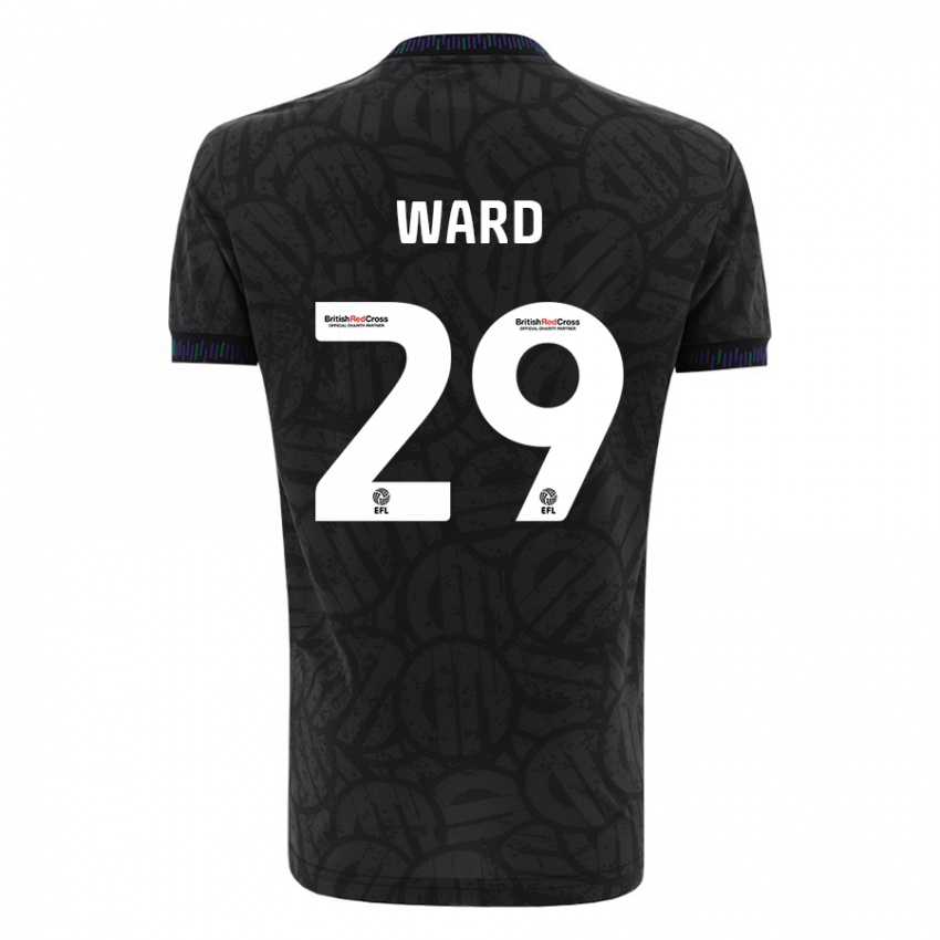 Niño Camiseta Mari Ward #29 Negro 2ª Equipación 2023/24 La Camisa Argentina