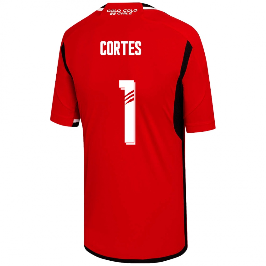 Niño Camiseta Brayan Cortés #1 Rojo 2ª Equipación 2023/24 La Camisa Argentina