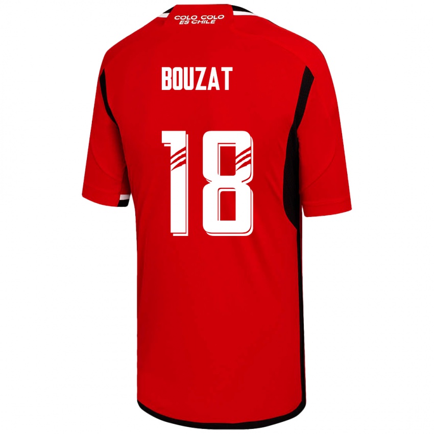 Niño Camiseta Agustín Bouzat #18 Rojo 2ª Equipación 2023/24 La Camisa Argentina