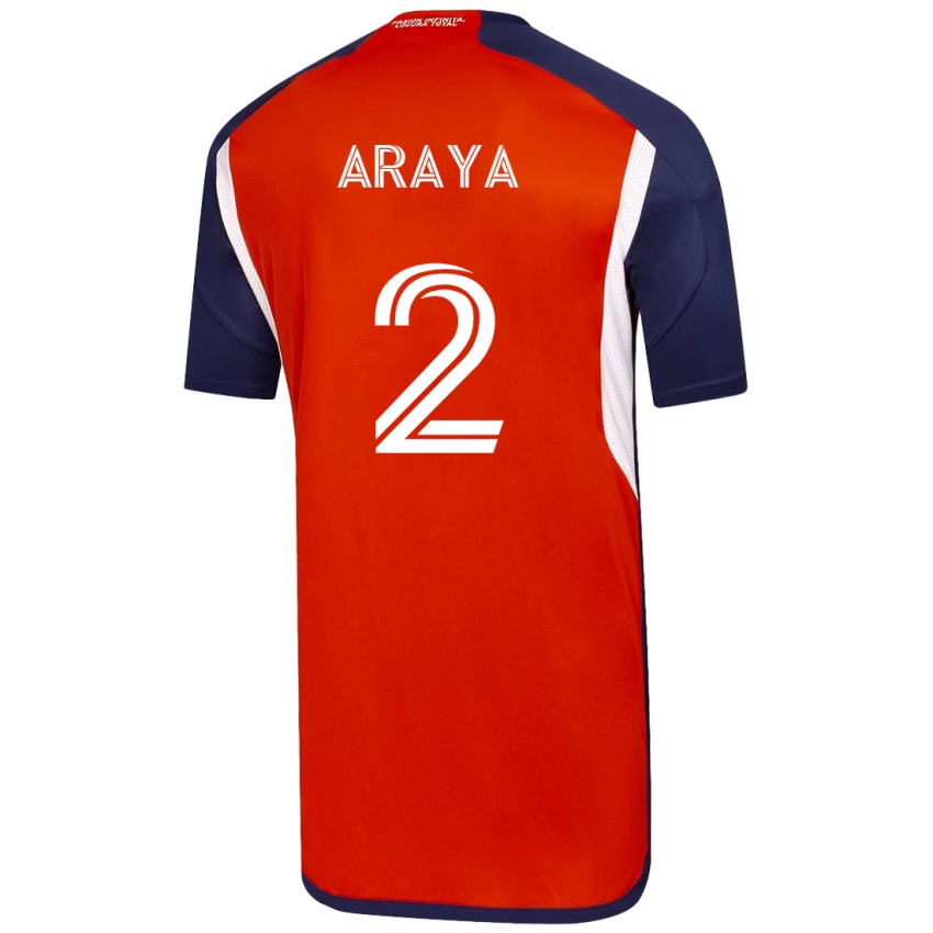 Niño Camiseta Fernanda Araya #2 Blanco 2ª Equipación 2023/24 La Camisa Argentina