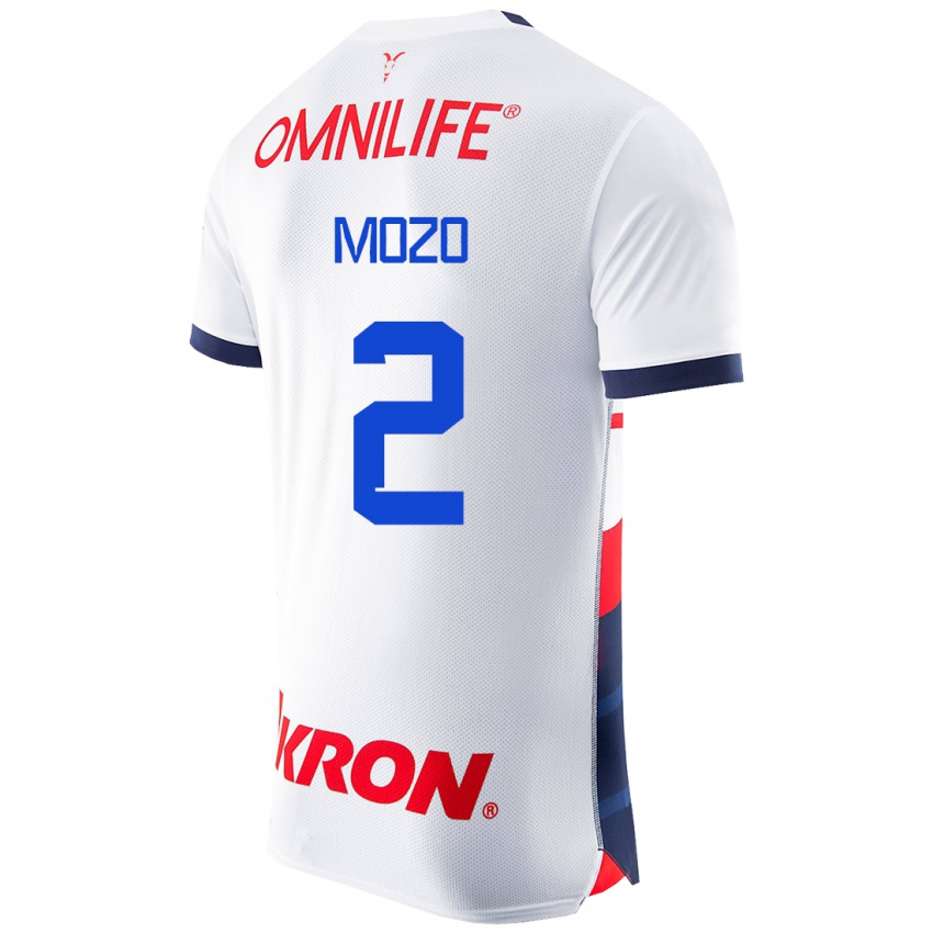 Niño Camiseta Alan Mozo #2 Blanco 2ª Equipación 2023/24 La Camisa Argentina