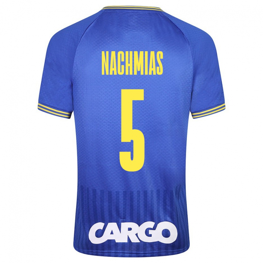 Niño Camiseta Idan Nachmias #5 Azul 2ª Equipación 2023/24 La Camisa Argentina