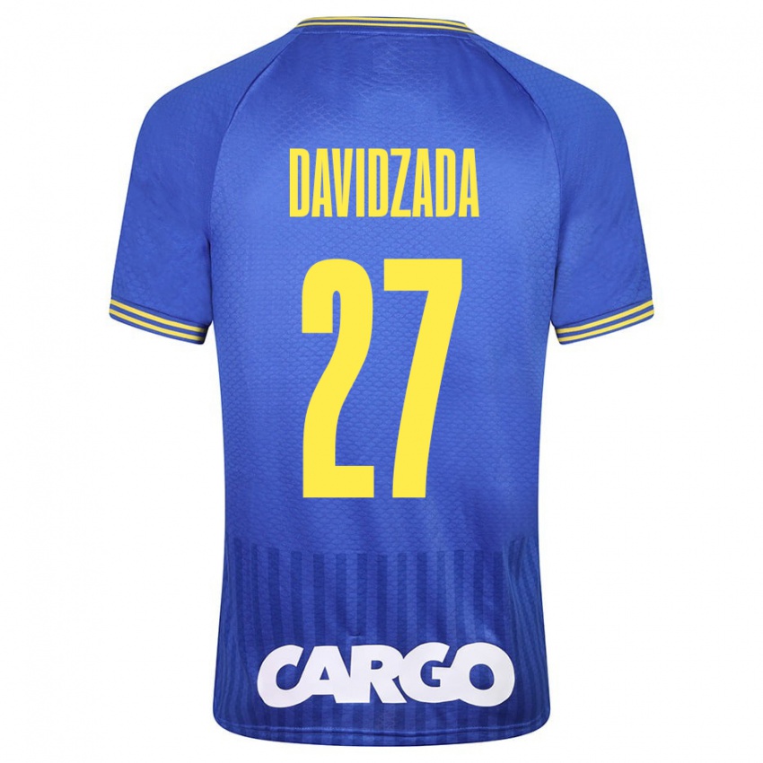 Niño Camiseta Ofir Davidzada #27 Azul 2ª Equipación 2023/24 La Camisa Argentina