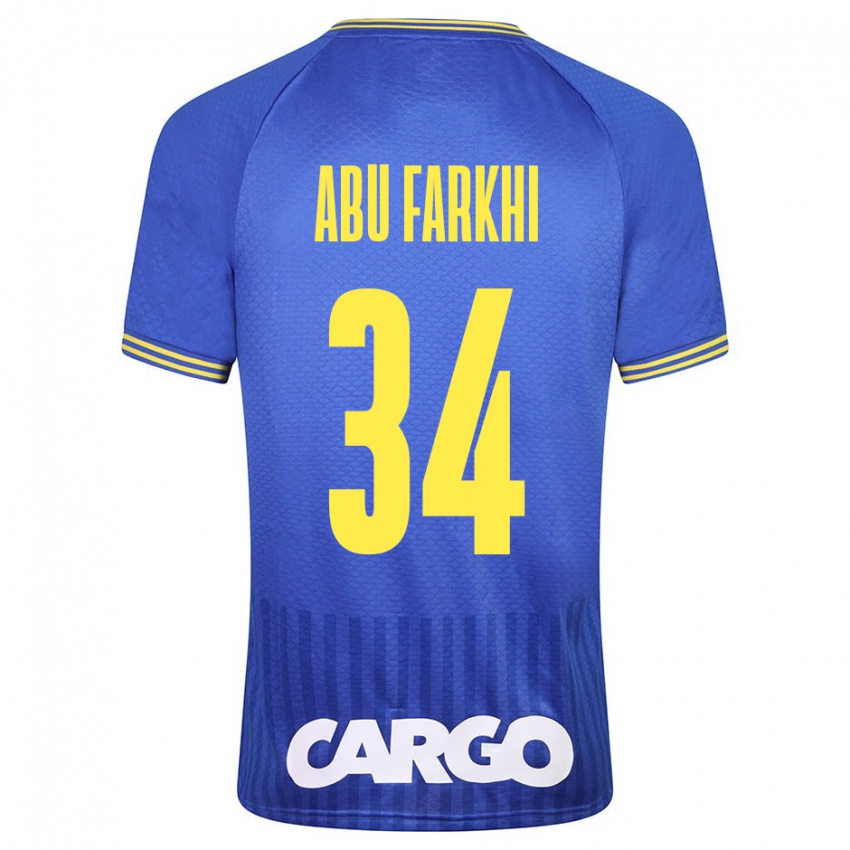 Niño Camiseta Sayed Abu Farkhi #34 Azul 2ª Equipación 2023/24 La Camisa Argentina