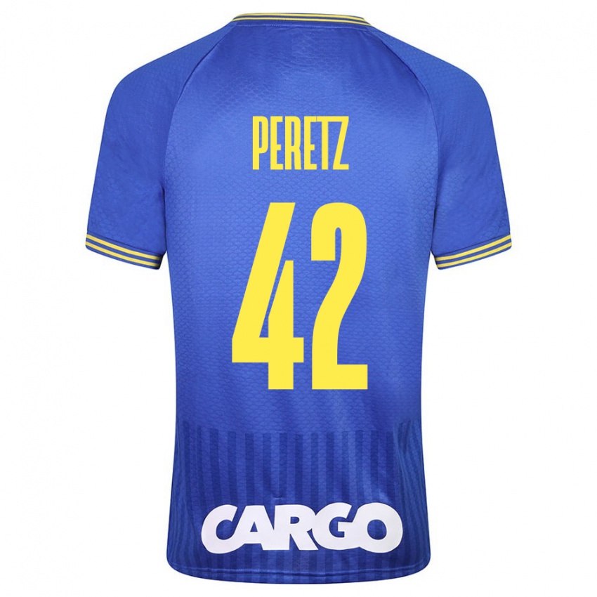 Niño Camiseta Dor Peretz #42 Azul 2ª Equipación 2023/24 La Camisa Argentina