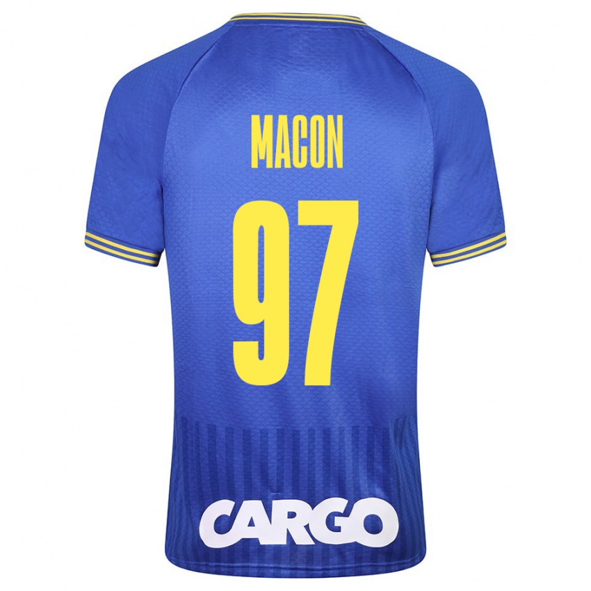 Niño Camiseta Yvann Maçon #97 Azul 2ª Equipación 2023/24 La Camisa Argentina